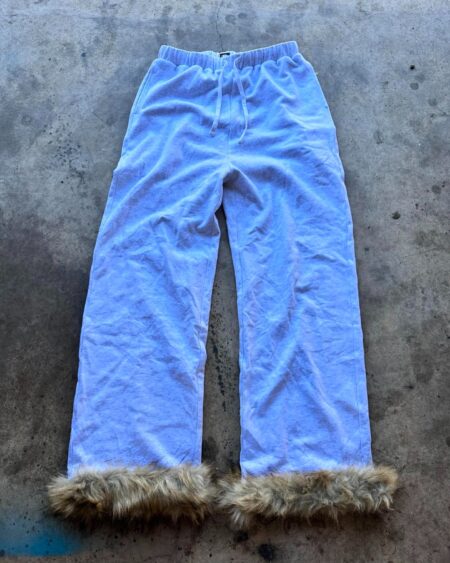 Peaceinwar “Pearl” Grey & “Onyx” Black Detachable Fur Sweats