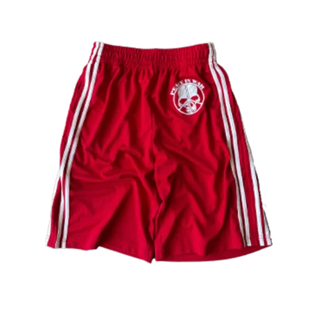 Peaceinwar Red "Skull"Shorts - S