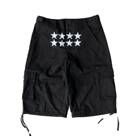 Peace in war “dream” cargo shorts (black)