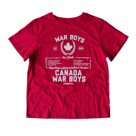 Peace in war “canada” tshirt