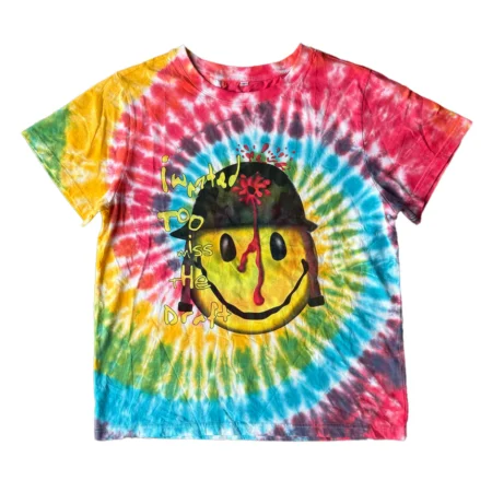 Peace in war “draft” tie dye tshirt